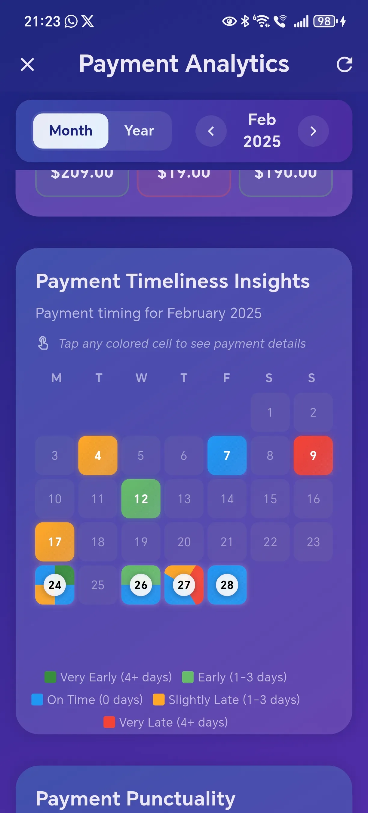 Monthly Payment Insights