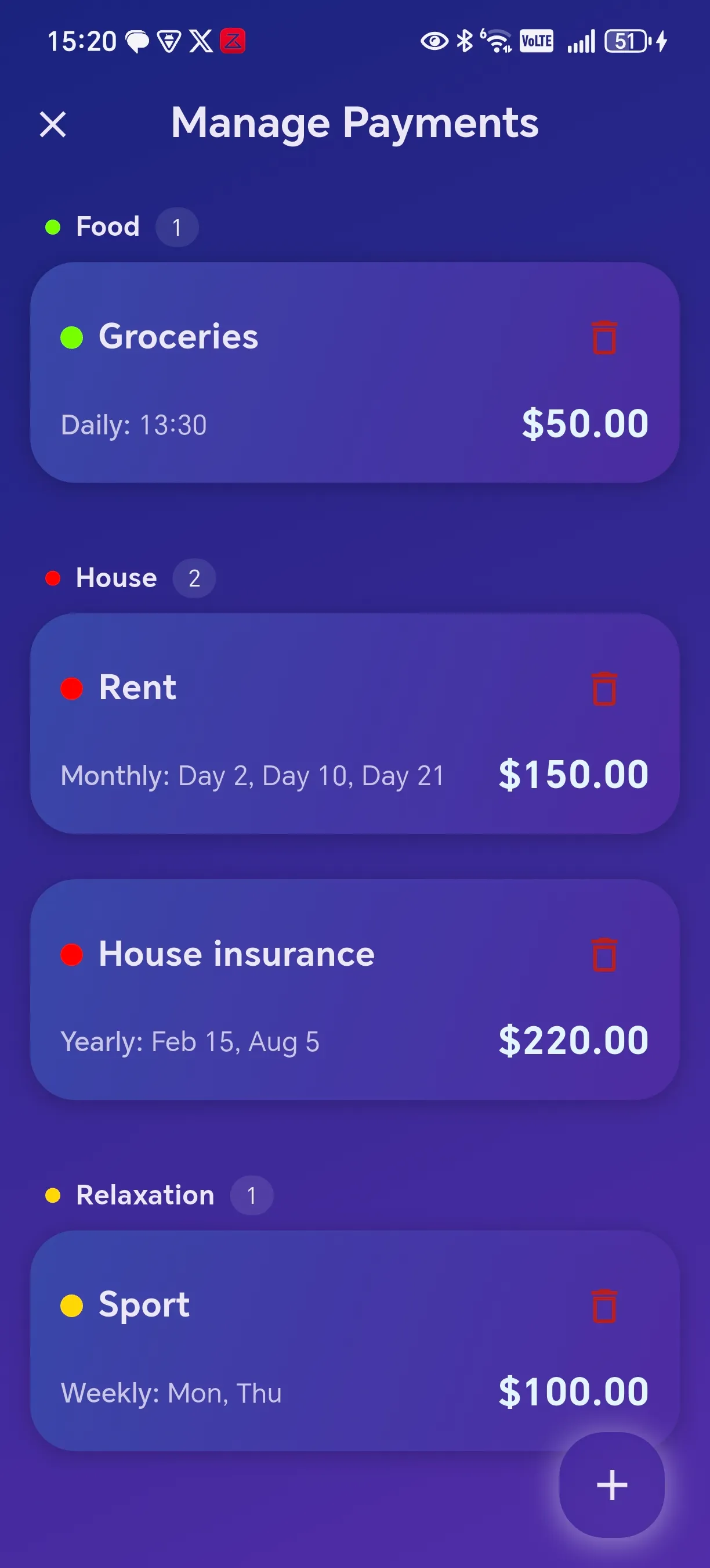 Payment List Management